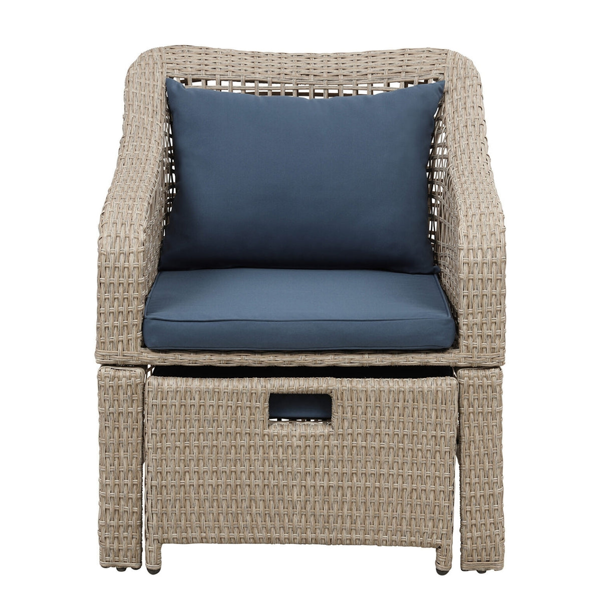 Outdoor Rattan Wicker 5 Piece Patio Sofa Set