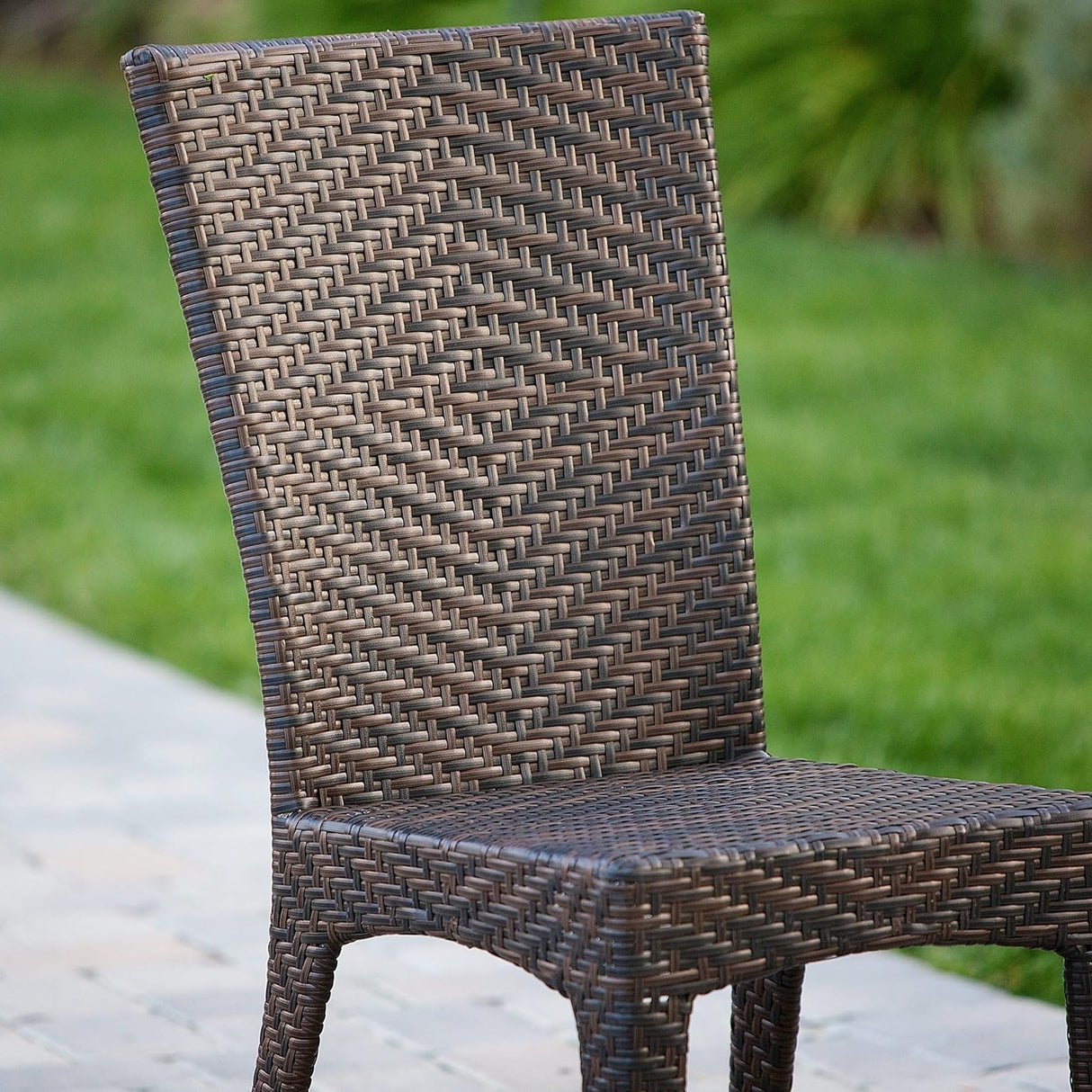 Outdoor All-Weather Resistant Rattan Wicker 7-Piece Dining Set