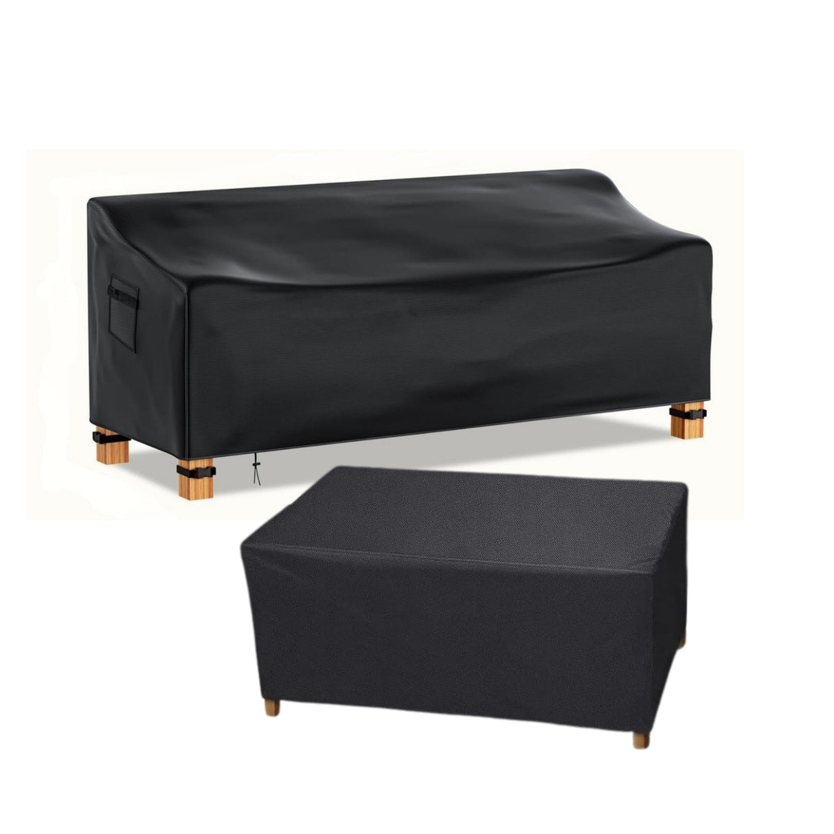 Outdoor Triple Seater With Table Sofa Cover