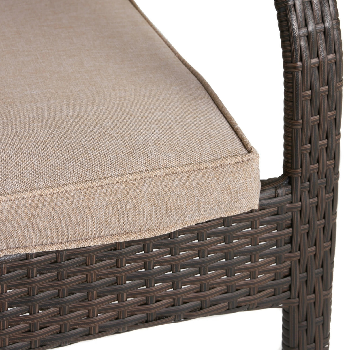 4-Piece Outdoor Rattan Wicker Patio Dining Chairs