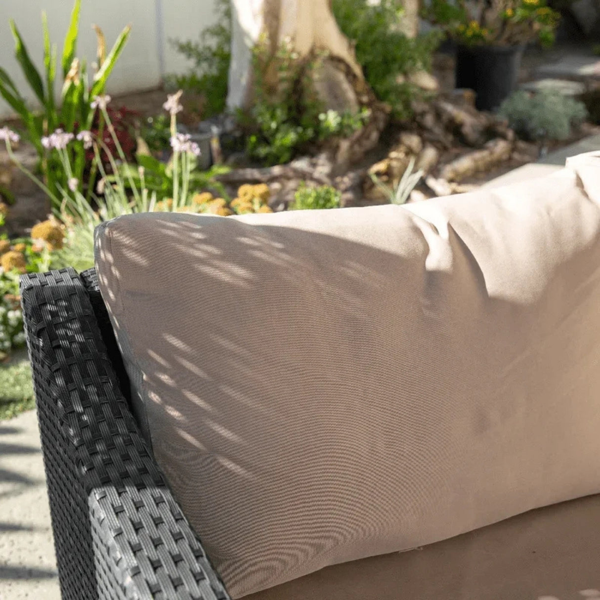 Outdoor All-Weather Rattan Wicker Three Seater Sofa