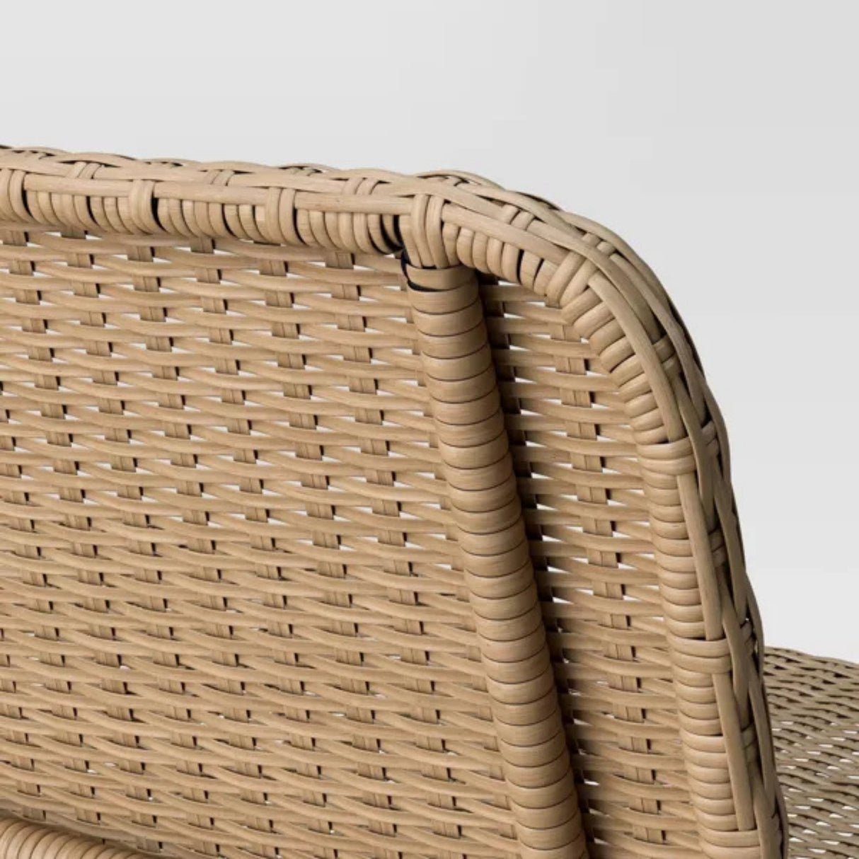 2-Seater Outdoor Garden Rattan Bench With Metal Frames