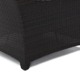 All Weather Outdoor Wicker Garden L-Shape Sectional Conversation Set