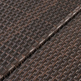 9-Piece Outdoor Rattan Wicker Square Dining Set