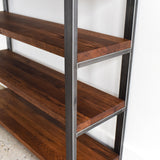 6-Tier Sheesham Wood Top Book Shelf