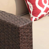 Outdoor Rattan Wicker Sectional 6-Seater Sofa Set