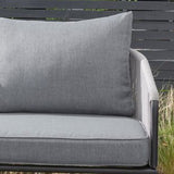 Outdoor Rope  L-Shaped Conversation Sofa Set
