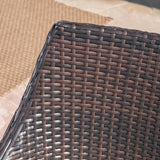 9-Piece Outdoor Rattan Wicker Square Dining Set