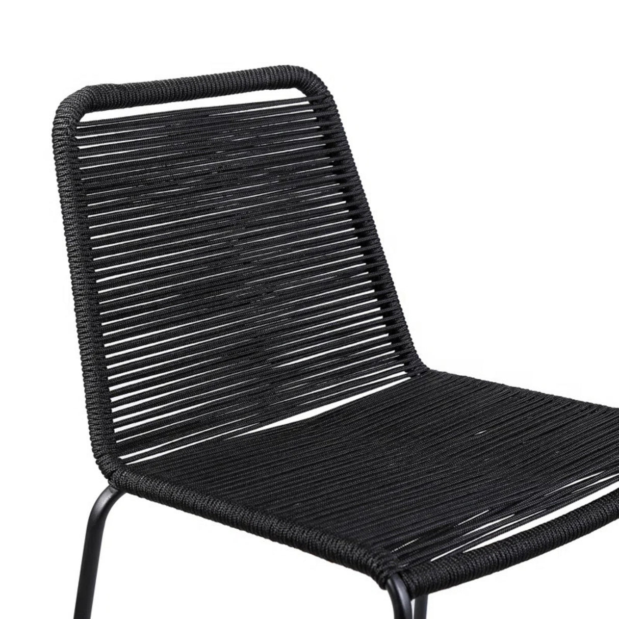 2-Piece Outdoor Rope Bar Chairs – Stylish Comfort Built to Last