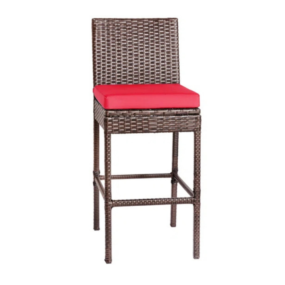 All-Weather Rattan Wicker Bar Set with High-Top Outdoor Table & Chairs