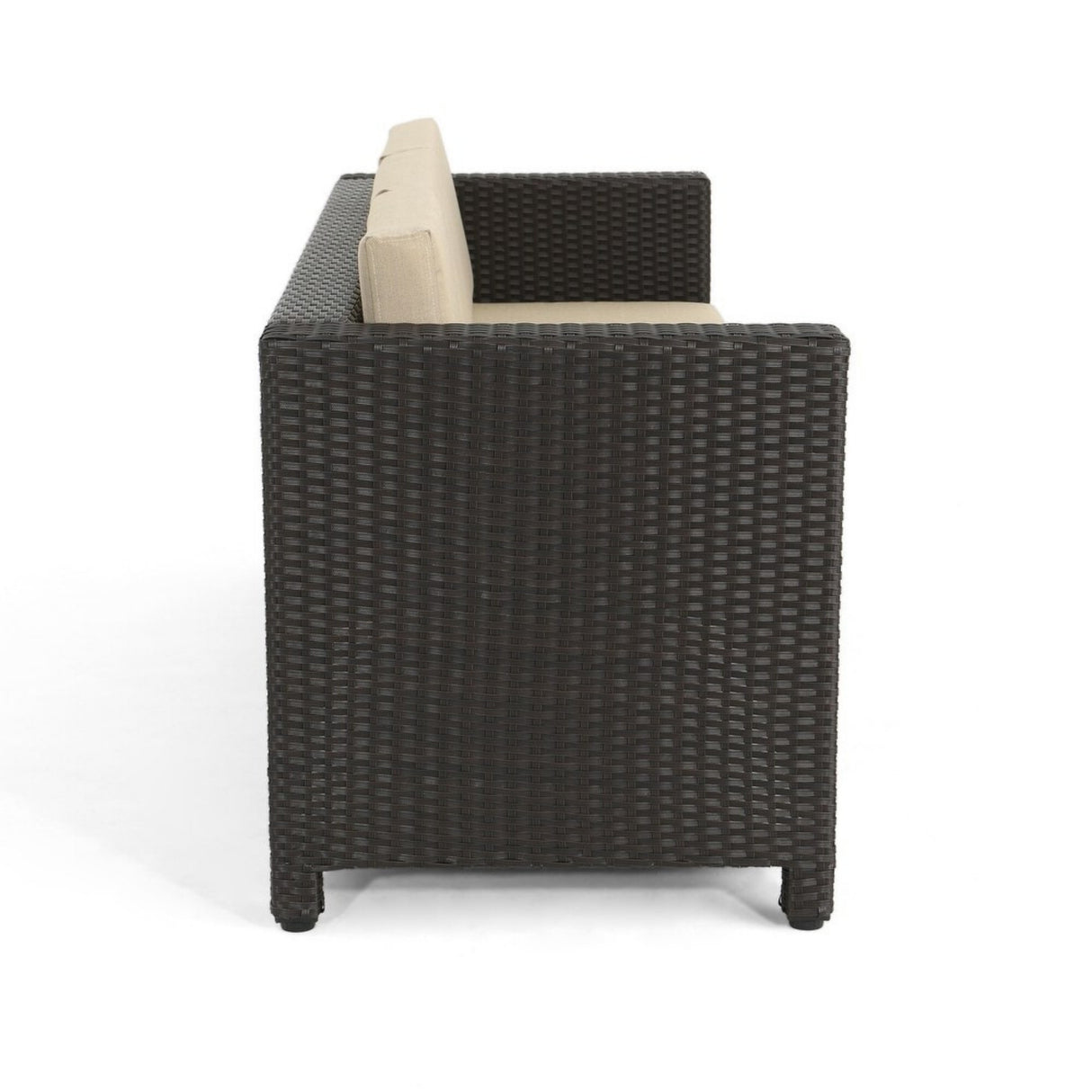 Outdoor All-Weather Wicker 3-Seater Sofa