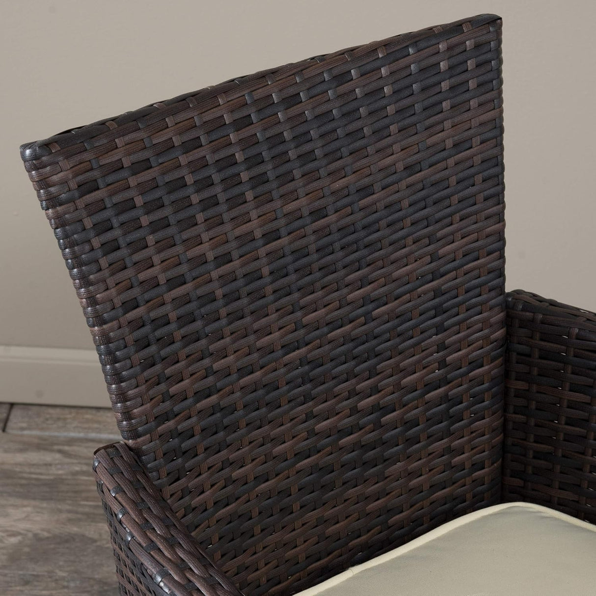 7-Piece Outdoor Rattan Wicker Dining Table Set