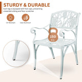 Aluminium Outdoor 5-Piece Patio Bistro Set
