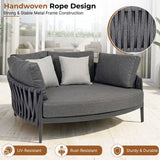 Outdoor Patio Rope Daybed for Garden
