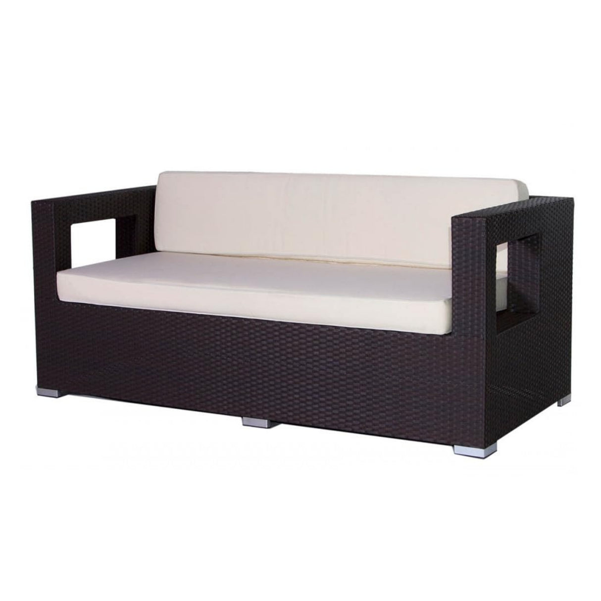3-Seater Outdoor Rattan Wicker Patio Sofa