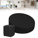 Outdoor Round Daybed With Table Cover