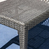 Outdoor All-Weather Resistant Rattan Wicker 5-Piece Dining Set