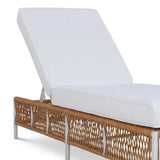 Outdoor Rope Lounge Chairs Set of 2 with Thick Cushions
