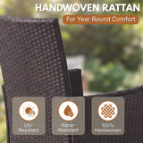 4-Piece Outdoor Rattan Wicker Patio Dining Chairs