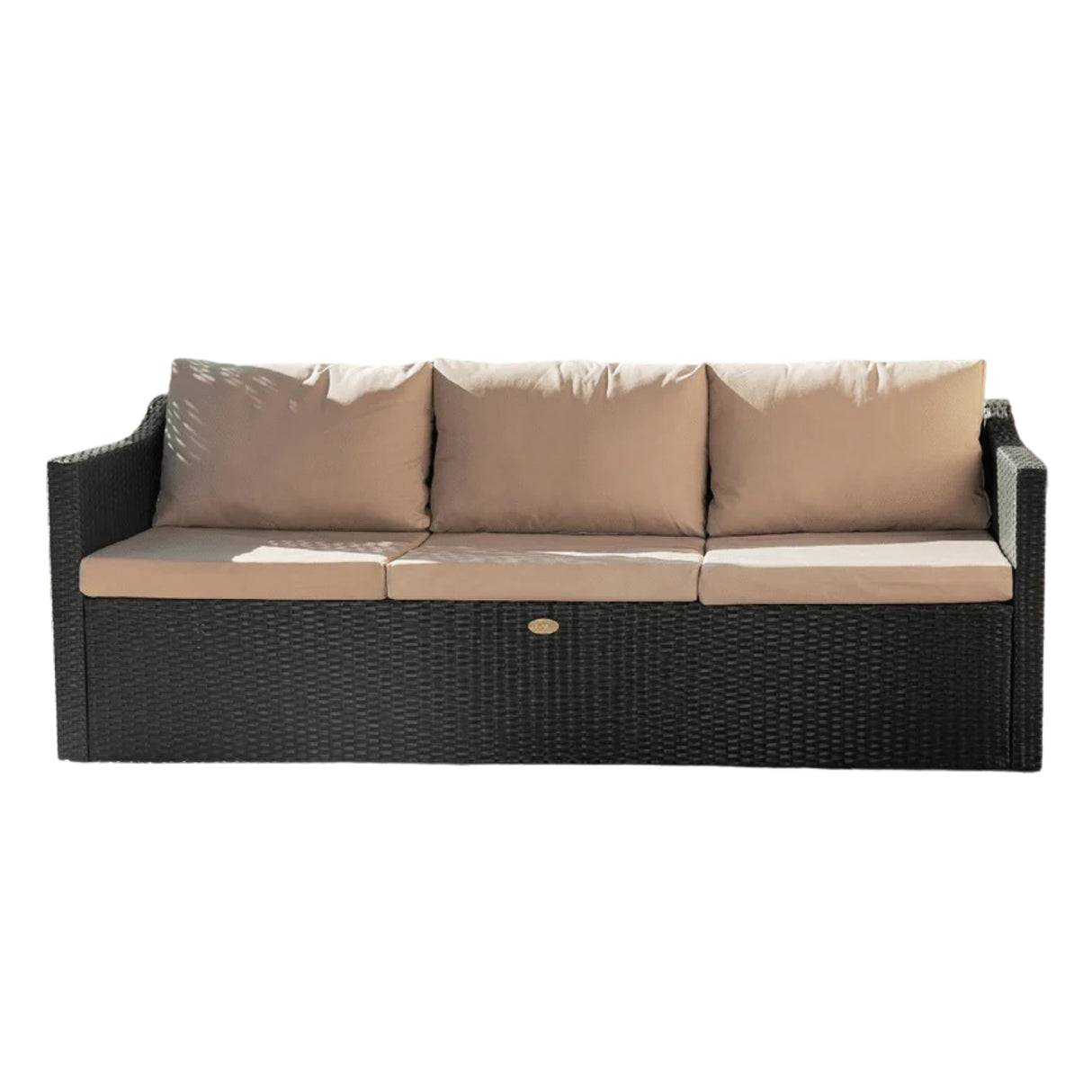 Outdoor All-Weather Rattan Wicker Three Seater Sofa
