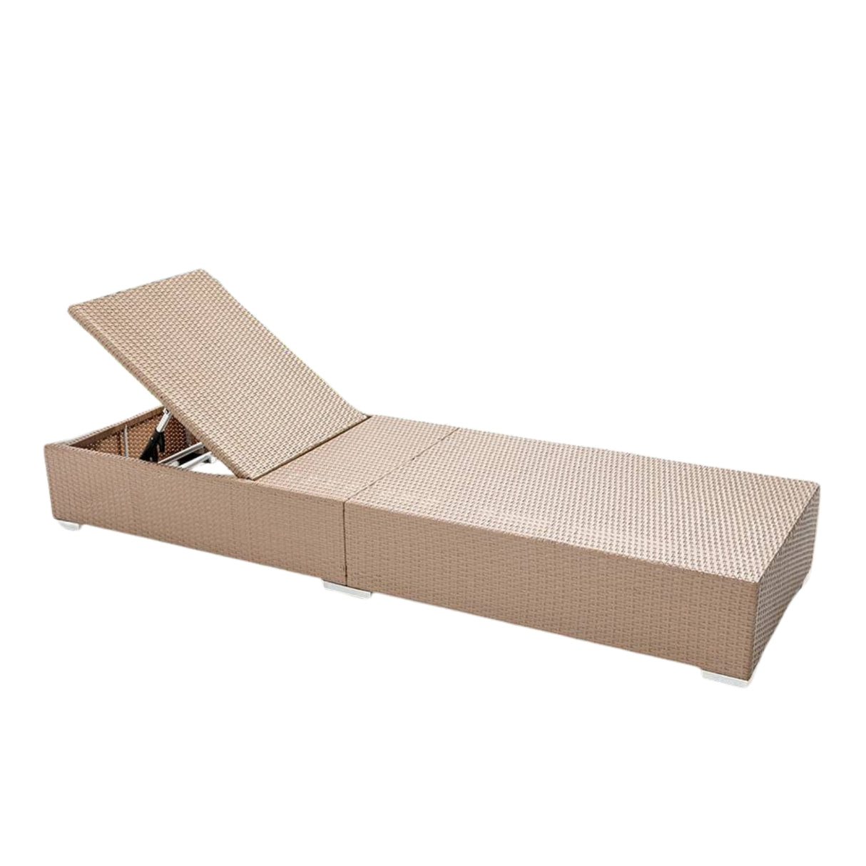 Outdoor 2-Piece Chaise Lounge Chair with Adjustable Settings and Cushions