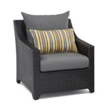 All Weather Outdoor Wicker Garden L-Shape Sectional Conversation Set