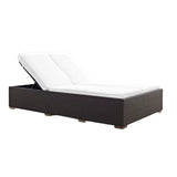 Outdoor All-Weather Rattan Wicker Chaise Lounge Chair Set of 2