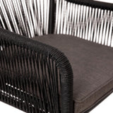 2-Piece Outdoor Rope Patio Dining Chairs