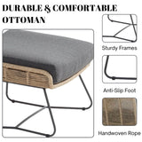 Outdoor All-Weather Rope Footstool