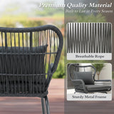 Outdoor Patio Garden 3 Piece All Weather Resistant Furniture Set