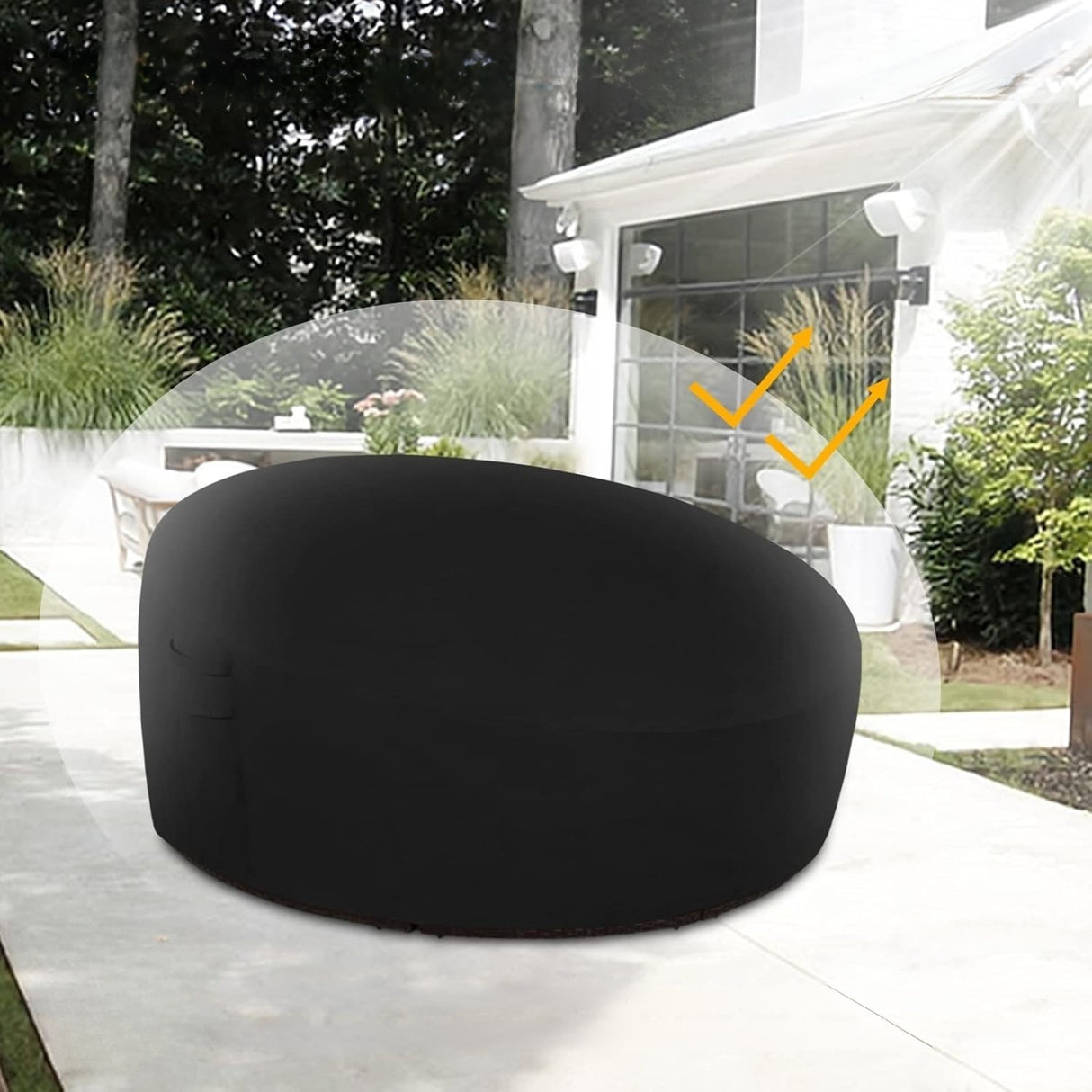 Outdoor Round Daybed Cover