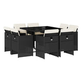 Outdoor Rattan Wicker Dinning Set 9-Piece