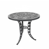 Outdoor Cast Aluminium 5-Piece Patio Bistro Set (Grey)