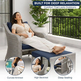 Outdoor Rattan Wicker 5 Piece Patio Sofa Set