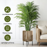 Outdoor Rope Set of 2 Planter with Metal Stand (Beige)