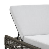 Outdoor All-Weather Rope Lounger with Cushions