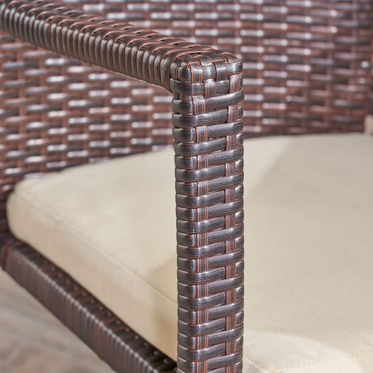 7-Piece Outdoor Rattan Wicker Dining Set