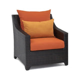 All Weather Outdoor Wicker Garden L-Shape Sectional Conversation Set