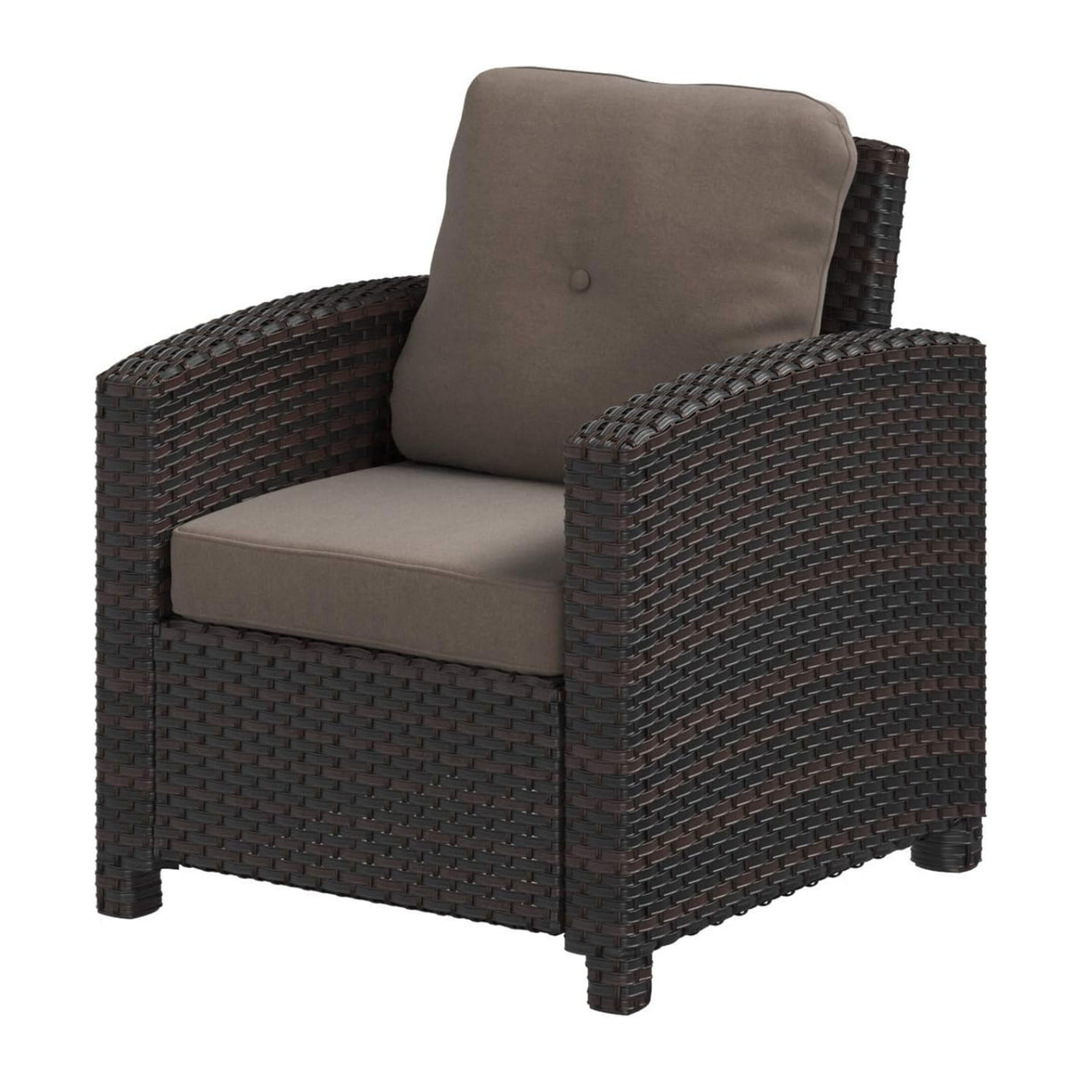 1-Piece Outdoor Wicker Single Seater Sofa