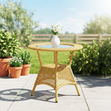 5-Piece Outdoor Rattan Wicker Patio Bistro Set