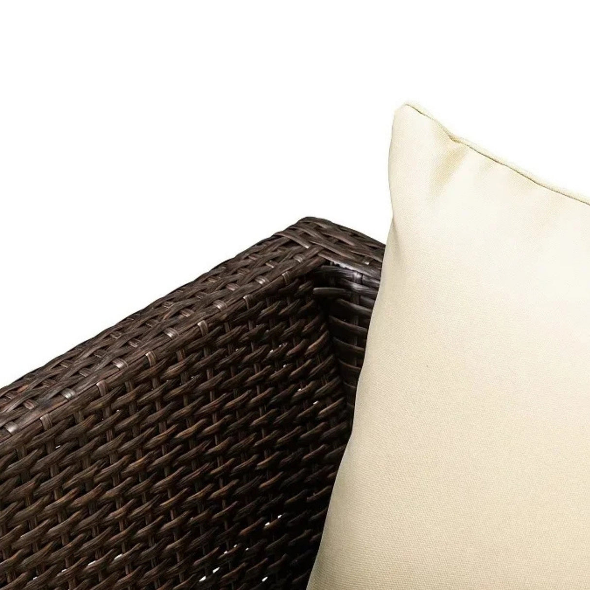 Outdoor All-Weather Wicker Single Seater Sofa