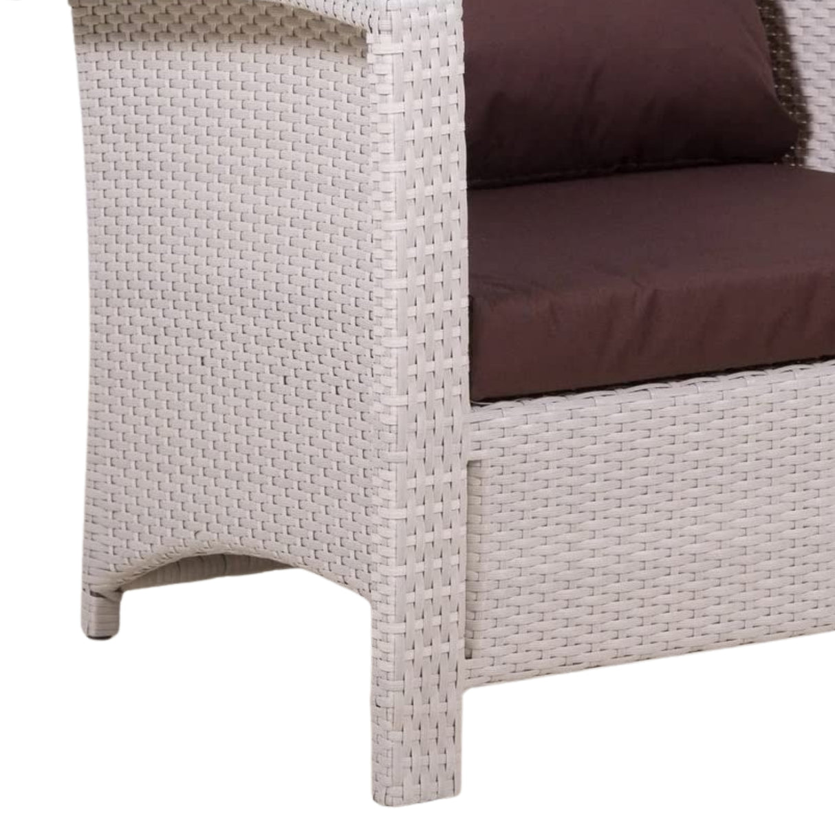 Outdoor All-Weather Wicker Single Seater Sofa