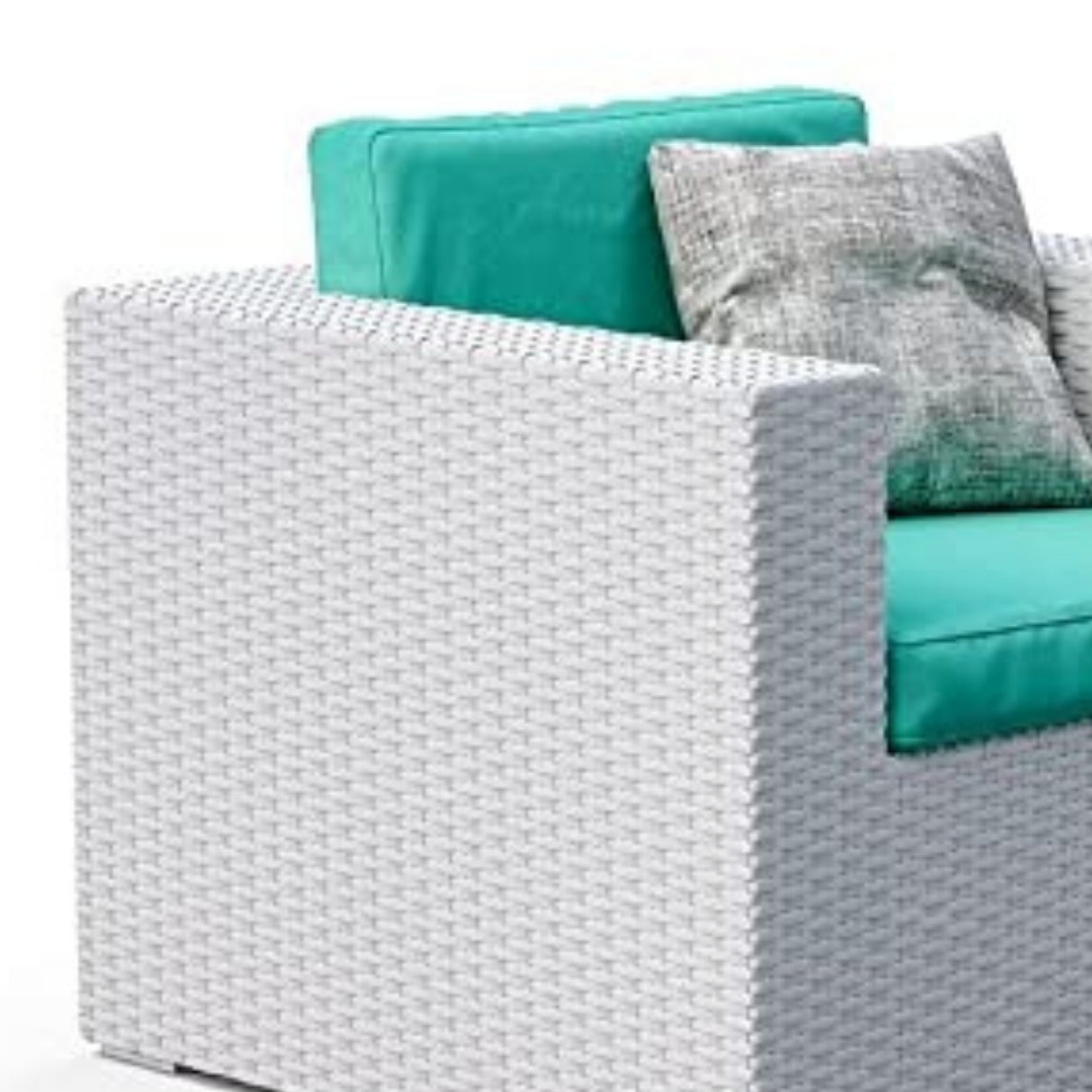 1-Piece Outdoor Wicker Single Seater Sofa