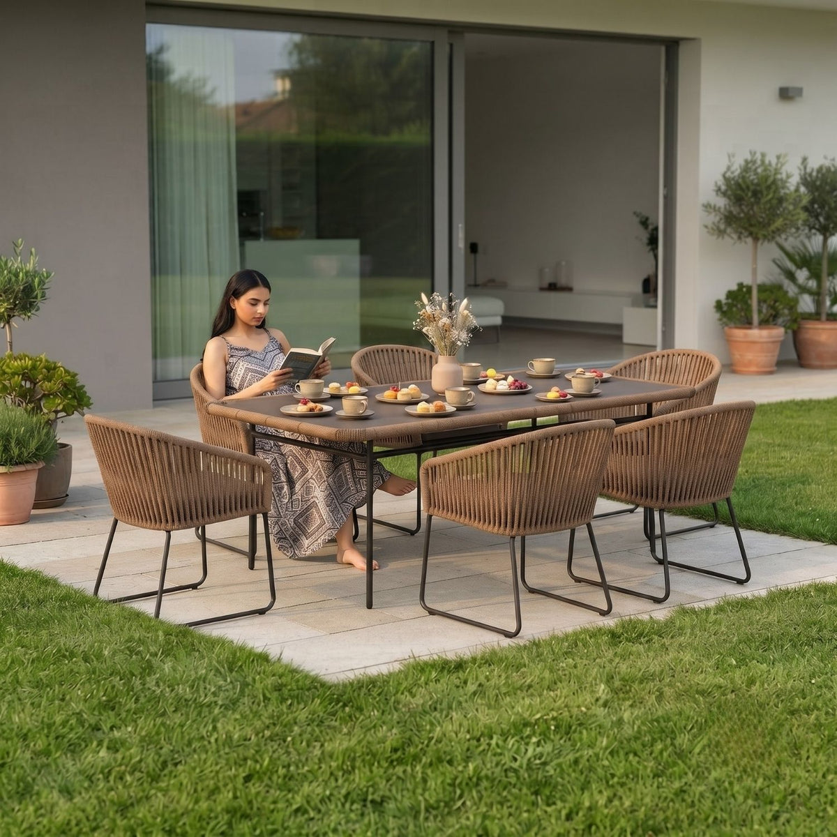 7-Piece Outdoor Patio Dining Set
