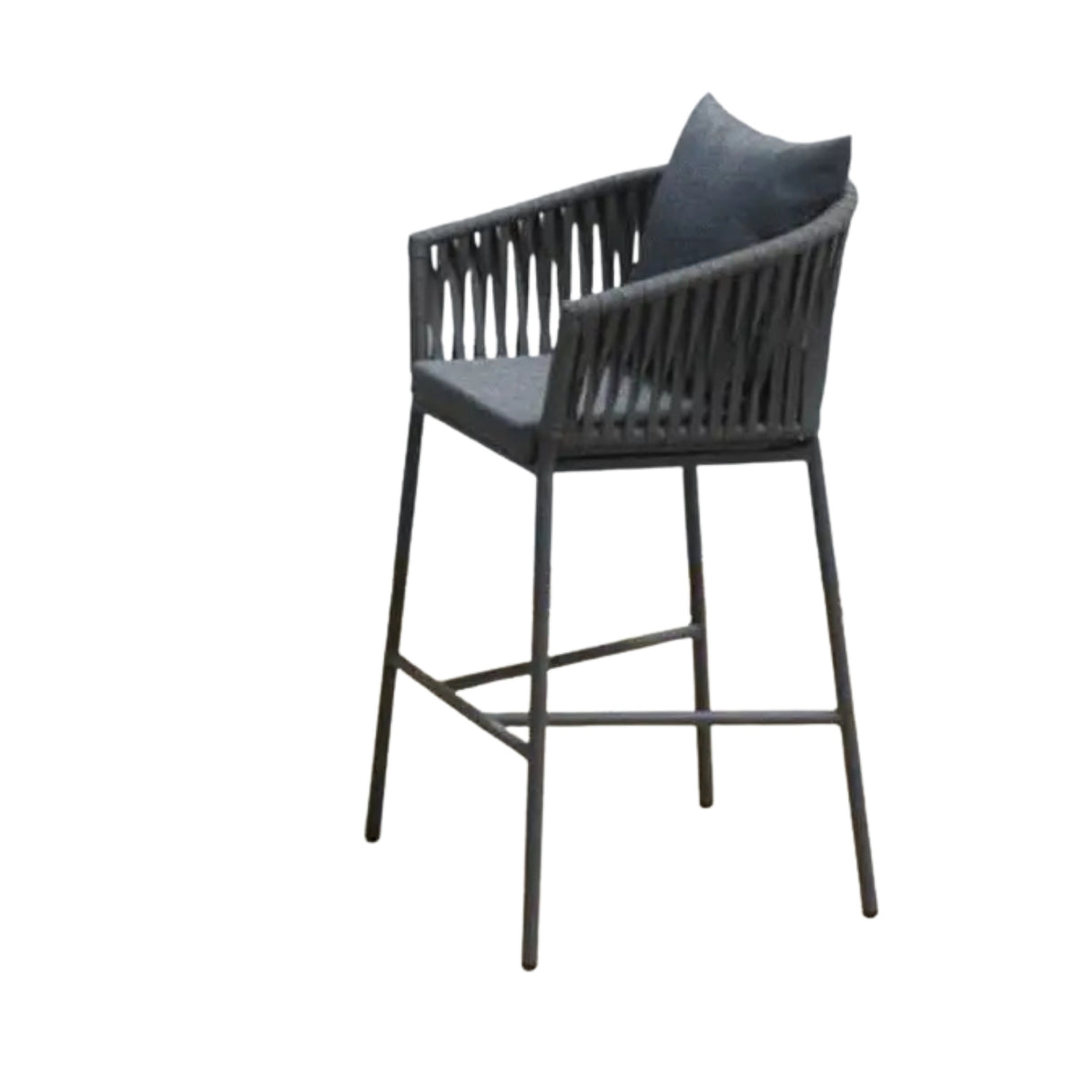 Premium Outdoor Rope Bar Set With a High-Top Round Table