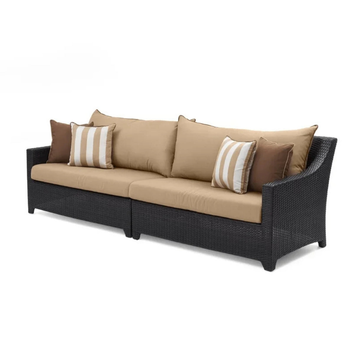 Outdoor All-Weather Rattan Wicker Three Seater Sofa