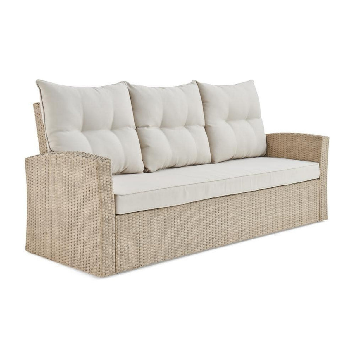 3-Seater Outdoor Rattan Wicker Patio Sofa