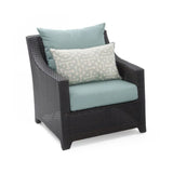 All Weather Outdoor Wicker Garden L-Shape Sectional Conversation Set