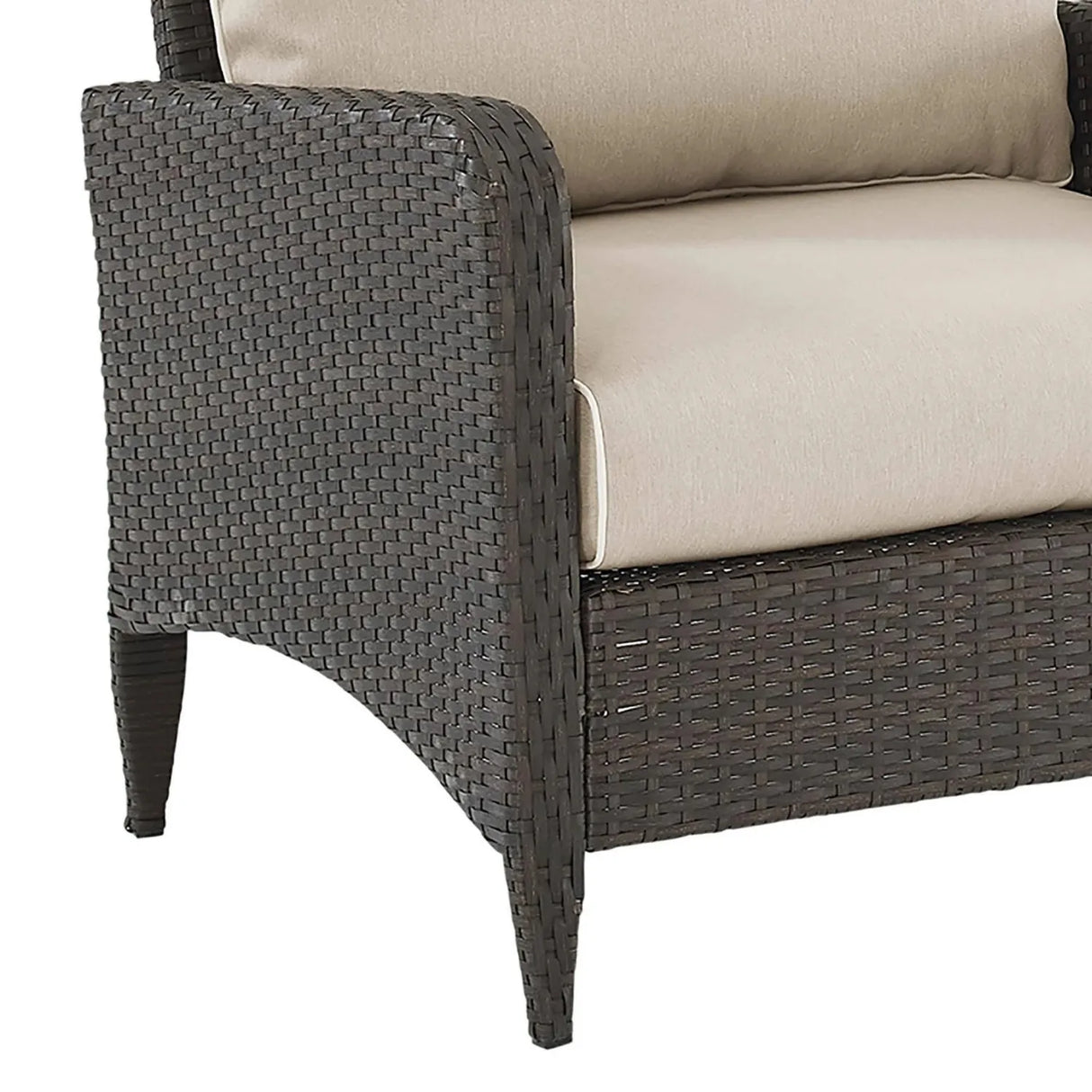 Outdoor 4 Piece Patio Wicker Furniture Set