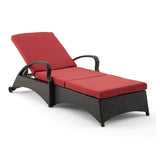 Outdoor All-Weather Wicker Lounger